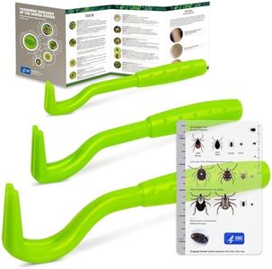 Tick Remover Tool and Tique Identification Card for Dogs Cats and Humans for Lyme Prevention