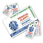 ICEcard EPILEPSY In Case of Emergency (I.C.E.) ICE Card Pack with Key Rings & Stickers from Suitable for those who suffer epileptic seizures