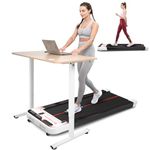 CITYSPORTS Treadmill Underdesk, Walking Pad, Electric Treadmill for Home, Portable Treadmill Walking Pad, Slim and Under Desk Treadmill (Black White)