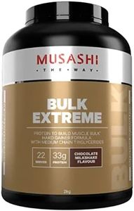 Musashi Bulk Extreme Chocolate Milkshake Protein Powder 2 kg