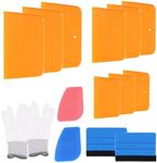 Mardatt 14Pcs Body Filler Spreaders Kit Includes 4", 5", 6" Automotive Body Fillers, Plastic Spreader, Felt Edge Squeegees and Gloves for Applying Fillers Putties Glazes and Caulks