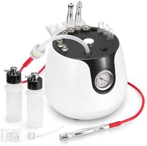 UNOISETION 3-in-1 Diamond Microdermabrasion Machine, 65-68cmHg Suction Power Professional Facial Exfoliating Tool, 11 Replaceable Tips for Beauty Salon, Suitable for All Skin Types