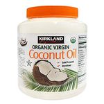 Kirkland Coconut Oil Unrefined Virgin Cold Pressed 100% Pure 2.38kg Tub