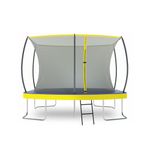 ZERO GRAVITY Ultima 5 Rectangular Barrel Trampoline in 3 Sizes. High Specification with Safety Enclosure Netting and Ladder (10ft x 7ft Barrel)