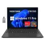 Lenovo Thinkpad T14 Gen 3 14.0" WUXGA 300 nits Business Laptop, AMD Ryzen 7 PRO 6850U, 16GB RAM, 1TB PCIe SSD, Fingerprint Reader, AMD Radeon 680M, Win11 Pro, Black, 32GB USB Card