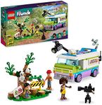 LEGO® Friends Newsroom Van 41749 Building Toy Set,Pretend to Film and Report News with Toy Truck, Owl Figure and Aliya Mini-Doll