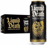 Liquid Death Sparkling Mountain Water, 12 x 500 ml