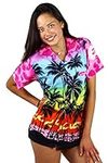 V.H.O. Funky Hawaiian Shirt Blouse,