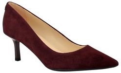 Nine West Women's Kuna 9x9 Pump, Burgundy Suede 601, 7