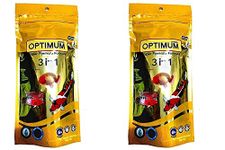 Foodie Puppies Optimum Premium Formula 3 in 1 6% Spirulina Fish Food 100g (100gm (Pack of 2)) with Free Key Ring