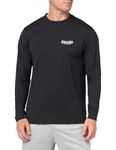 Volcom Men's Standard Taunt UPF 50+ Long Sleeve Loose Fit Rashguard, Black Pistol, Large