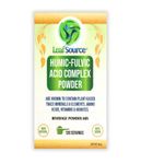 LEAFSOURCE Humic & Fulvic Acid Powder 60g, (120 servings of 500mg each) known to contain Plant-Based Trace Minerals, Amino Acids & Vitamins, Zero Chemicals, Sugar Free & Gluten Free