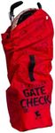 J.L. Childress Disney Baby Gate Check Bag for Single Umbrella Strollers - Disney Stroller Bag for Airplane - Stroller Travel Bag for Airplane - Red, Mickey Mouse