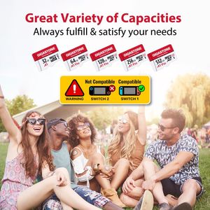 Gigastone 256GB MicroSDXC Memory Card – High Speed, UHS-I