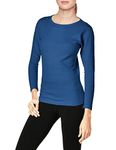 Duofold Women's Thermal Crew Base Layer Top, Winter River Teal, Medium