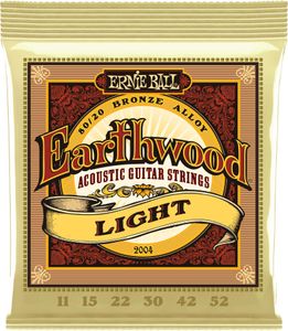 Ernie Ball Earthwood Acoustic Guitar Strings, 11-52
