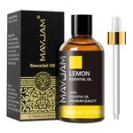 MAYJAM Lemon Essential Oil 1.01FL.OZ, Lemon Oil Essential Oils for Diffusers Soap Candle Making Home Office Use