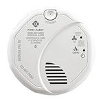 FIRST ALERT BRK SC7010BVA Hardwired Talking Photoelectric Smoke and Carbon Monoxide (CO) Detector, White