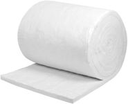Coals 4 You NW Ltd Ceramic Fibre Blanket – No Chemicals – Heat Resistant - Excellent Adhesion - Sound Damping Properties, White, 610mm x 1000mm x 25mm 96kgm3