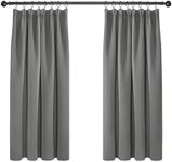 Deconovo Solid Pencil Pleat Curtain