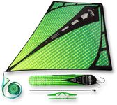 Prism Kite Technology Vertex High Flying Diamond Kite with 10' Long Triple Streamer Tail, Aurora