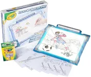 Crayola; Light-up Tracing Pad,Art Tool; Bright LEDs; Easy Tracing with 1 Pencil, 12 Colored Pencils, 10 Blank Sheets, 10 Tracing Sheets,Blue