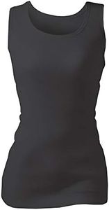 Heat Holders Women's Warm Winter Thermal Sleeveless Vest, Black, Small