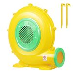 Tobargar Inflatable Blower 450 Watt 0.6hp Bounce House Air Blower for Inflatable Castle and Jump Slides, Portable and Powerful Inflatable Blower Fan Pump