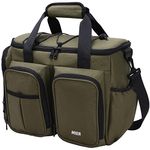 MIER Lunch Box for Men Heavy Duty 20 Cans Large Insulated Lunch Bag Leakproof Soft Cooler Bags with Multiple Pockets for Adult Women Work (Army Green, Large)