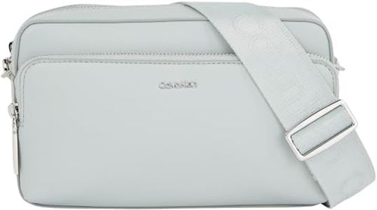 Calvin Klein Mujer Bolso Bandolera Camera Bag Pequeño, Gris (Pigeon), Talla Única