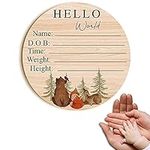 Personalized DIY Wood Birth Announc