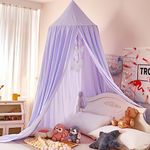 Dix-Rainbow Large Children Bed Canopy Round Dome Girls Mosquito Net Kids Princess Play Tents Nursery Room Decoration for Baby