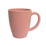 Irida Naturals Rice Husk Unbreakable Coffee Mug Single Piece 300 ML, Reusable, Dishwasher, Freezer & Microwave Safe Mugs, Eco-Friendly Bamboo Fiber Milk and Tea Mug for Kids and Adults (Plush Pink)