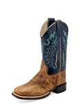 Old West Boots Boy's Cobalt (Toddle