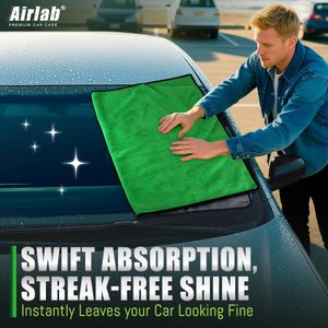 Airlab XXL Microfibre Car Drying Towel 90x60cm – Extra Thick, Dual-Sided, Ultra Absorbent