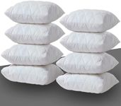 Pillow Protectors 8 Pack Cover Whit
