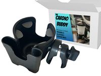 The Cardio Buddy - Water Bottle and Phone Holder - Designed for Most Treadmills, Ellipticals, Exercise Bikes