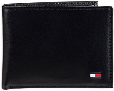 Tommy Hilfiger Men's Sw-914891-blk Bi-Fold Wallet, Black Dore, One Size