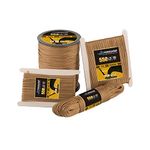 FISHLUND Paracord 550 lb, 7 Strand Type III Paracord Rope 50ft, High Strength Nylon Parachute Cord for Camping, Survival, Tactical and Hiking, Coyote