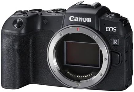 Canon EOS RP Vollformat Systemkamera Gehäuse (spiegellos, 26,2 MP, 7,5cm (3 Zoll) Clear View LCD II Display, Digic 8, 4K Video, WLAN, Bluetooth), schwarz