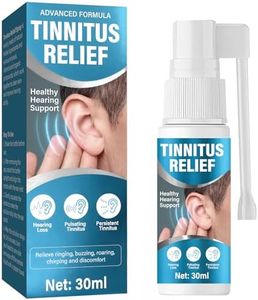 Richie House Tinnitus Relief for Ringing Ears, Natural Tinnitus Relief Spray for Relieve Ear Ringing & Reduce Ear Noise, Improve Sleep, Focus & Hearing Comfort, 30ml