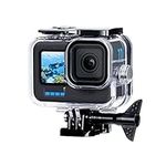 SEASKY Waterproof Dive Case Housing for Gopro Hero 12/11/10/9 Black Action Camera Accessories Diving Underwater Protective Case Protector