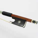 Brown Pernambuco Cello Bow 3/4 Size VINGOBOW 813C Master Level Round Stick Sartory Model Parisian Eyes Ebony Frog Well Balanced Sweet Sound Natural Horse Hair