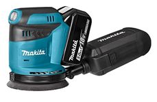 Makita Cordless Orbital Sander, (18.0 V in Makpac with 2 Batteries 5.0 Ah) DBO180RTJ