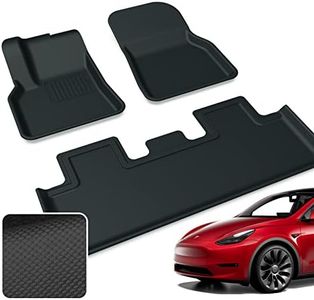 CARDECO Model Y Floor Mat for Tesla 2023 Custom Fit for 3D Floor Mats Liners Weather Protection Waterproof & Dustproof Anti Slip Car Floor Mat with Three Layers Structure