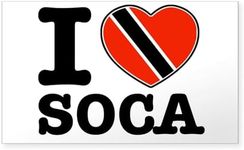 CafePress I Love Soca Rectangle Bum