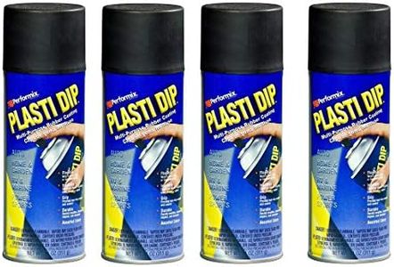 4 PACK PLASTI DIP Mulit-Purpose Rubber Coating Spray BLACK 11oz Aerosol