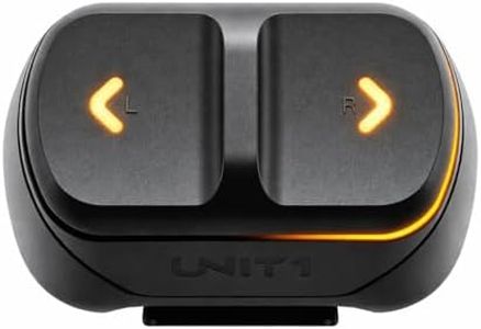 UNIT 1 Navigation Remote - Wireless Handlebar Controller for Turn Signals, Single Light, Double Light, and Brake Lights - USB-C Rechargeable and IPX6 Waterproof - Black