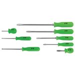 Performance Tool W904GN High Visible Screwdriver Set, 8-Piece