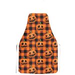 Durdiiy Unisex Apron Halloween Bib Apron Widened straps Canvas Work Aprons for Men Floral Aprons for Women Cooking Kitchen Chef Women Men Aprons for Home Kitchen,Restaurant,Coffee (B) (D)